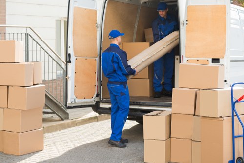 Man with van service loading furniture in Sidcup