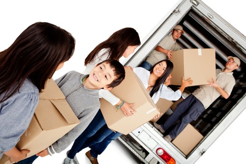 Professional removals van for a Sidcup home move