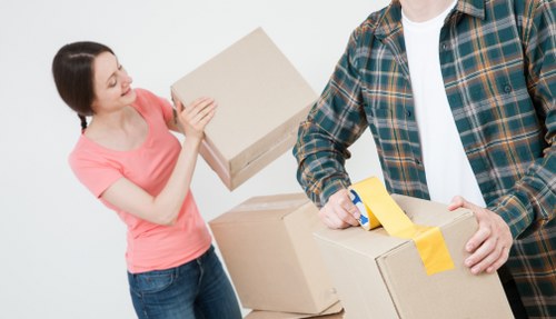 Careful furniture handling during a home removal in Sidcup