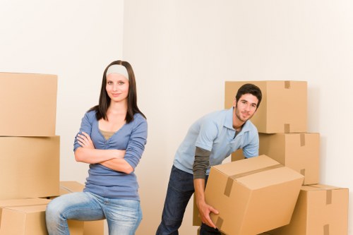 Technology and files organized for a business move in Sidcup