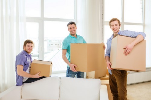Local van loading furniture for a Sidcup move
