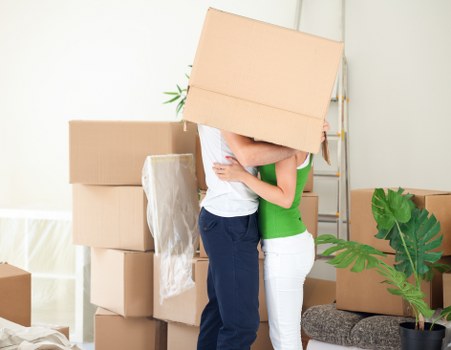 Office removal service transporting desks and equipment in Sidcup