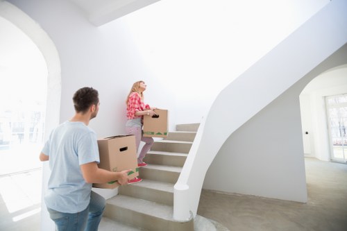 Organised student packing for removals in Sidcup