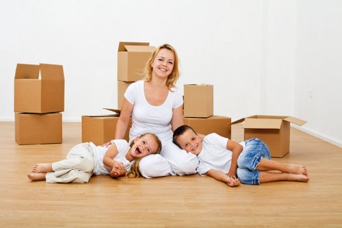 Variety of cardboard packing boxes suitable for Sidcup moves