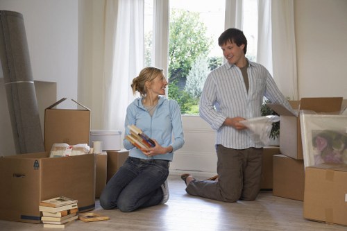 User managing cookie preferences for a moving services website
