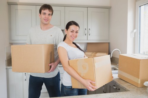 Residential moving service in Sidcup with boxes and furniture
